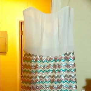 Sequin Hearts Size Medium dress